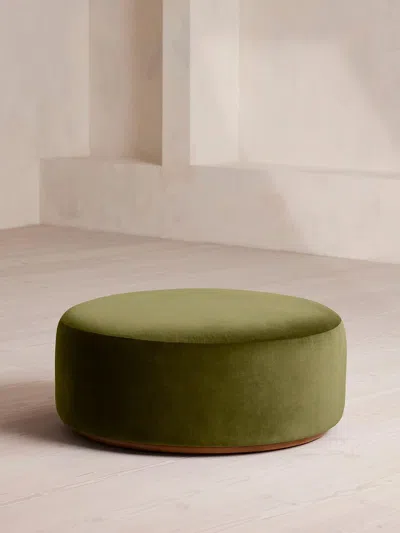 Soho Home Aline Ottoman In Green