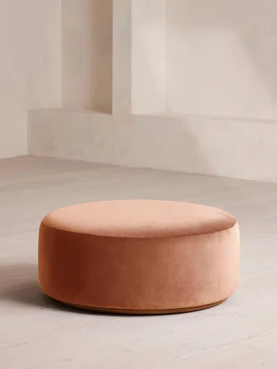 Soho Home Aline Ottoman In Pink