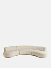 Soho Home Aline Serpentine Sectional Sofa