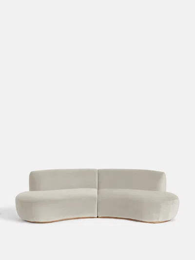 Soho Home Aline Serpentine Sectional Sofa In Neutral