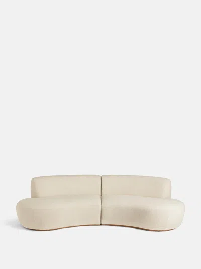 Soho Home Aline Serpentine Sectional Sofa In Neutral