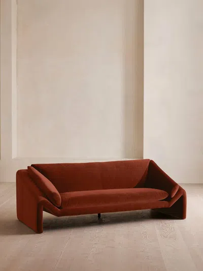 Soho Home Amble Three Seater Sofa In Red