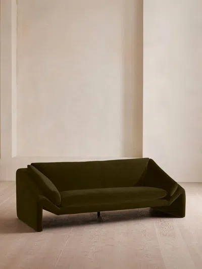 Soho Home Amble Three Seater Sofa In Green