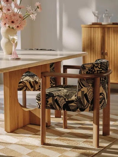 Soho Home Aria Dining Chair In Brown