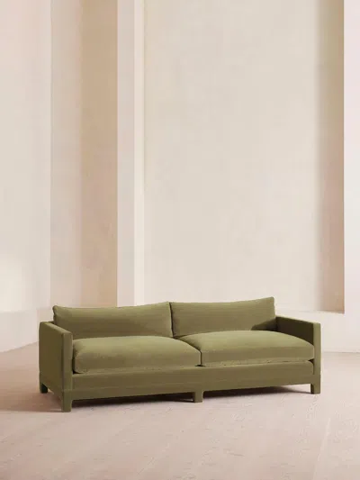 Soho Home Ashford Four Seater Sofa In Green