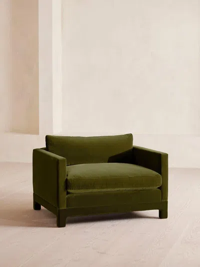 Soho Home Ashford Loveseat In Green