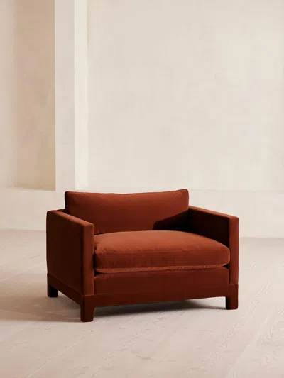 Soho Home Ashford Loveseat In Brown