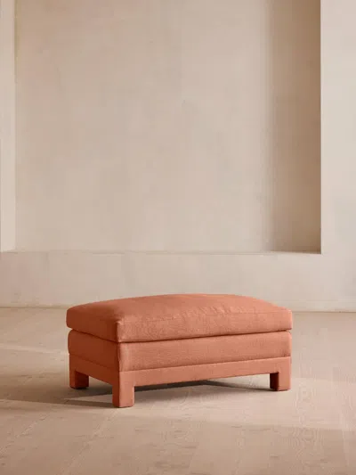 Soho Home Ashford Ottoman In Pink