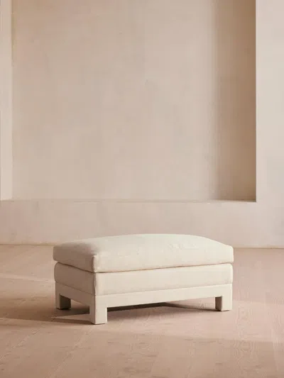 Soho Home Ashford Ottoman In White