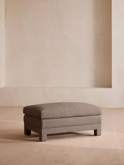 Soho Home Ashford Ottoman In Brown