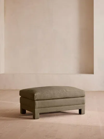 Soho Home Ashford Ottoman In Green