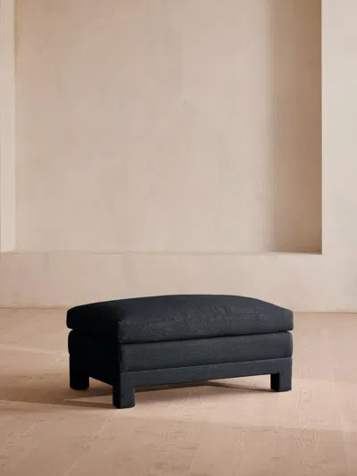 Soho Home Ashford Ottoman In Black