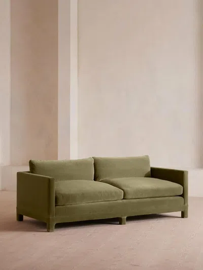 Soho Home Ashford Three Seater Sofa In Green