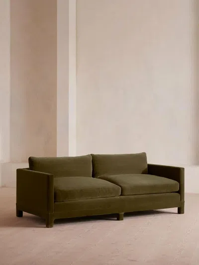 Soho Home Ashford Three Seater Sofa In Green