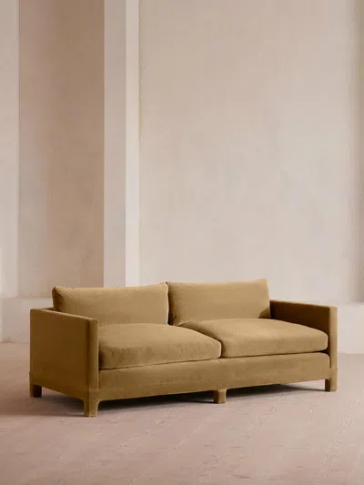 Soho Home Ashford Three Seater Sofa In Brown