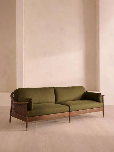 Soho Home Atlanta Four Seater Sofa In Green