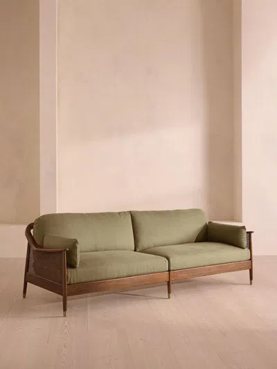 Soho Home Atlanta Four Seater Sofa In Green