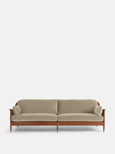 Soho Home Atlanta Four Seater Sofa In Camel