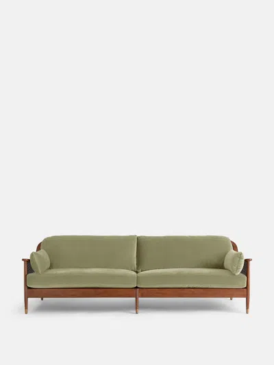 Soho Home Atlanta Four Seater Sofa In Lichen