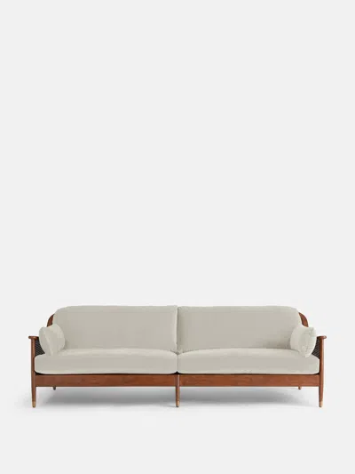 Soho Home Atlanta Four Seater Sofa In Porcelain