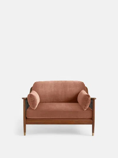 Soho Home Atlanta Loveseat In Antique Rose