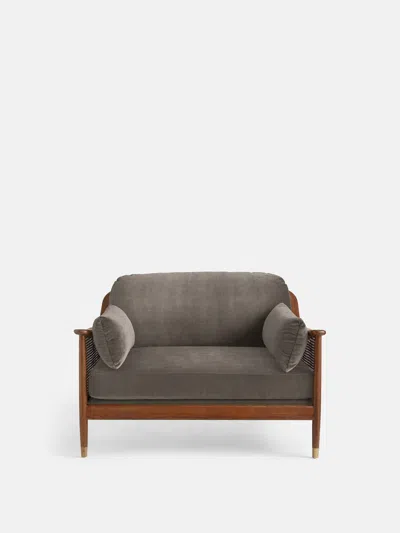 Soho Home Atlanta Loveseat In Taupe