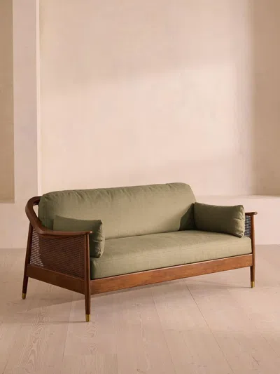 Soho Home Atlanta Three Seater Sofa In Green