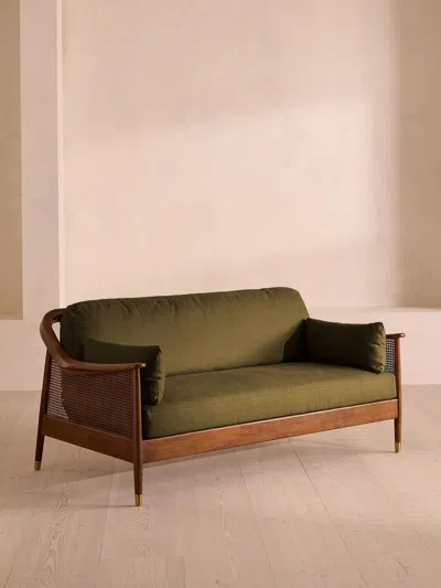 Soho Home Atlanta Three Seater Sofa In Green