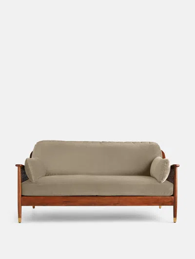 Soho Home Atlanta Three Seater Sofa In Camel