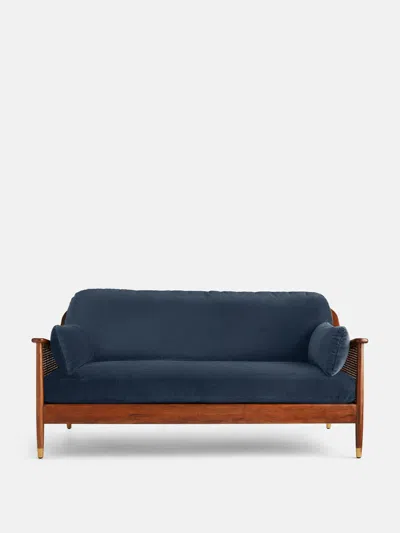Soho Home Atlanta Three Seater Sofa In Grey Blue
