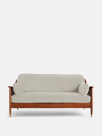 Soho Home Atlanta Three Seater Sofa In Porcelain