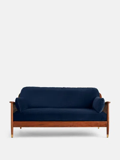 Soho Home Atlanta Three Seater Sofa In Royal Blue