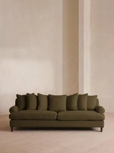 Soho Home Audrey Four Seater Sofa In Brown