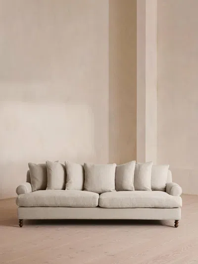 Soho Home Audrey Four Seater Sofa In White