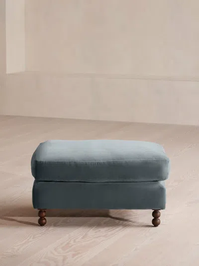 Soho Home Audrey Rectangle Ottoman In Gray