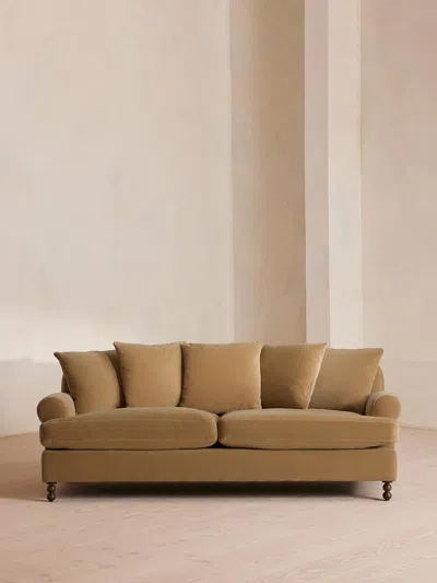 Soho Home Audrey Three Seater Sofa In Brown