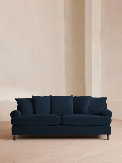 Soho Home Audrey Three Seater Sofa In Blue