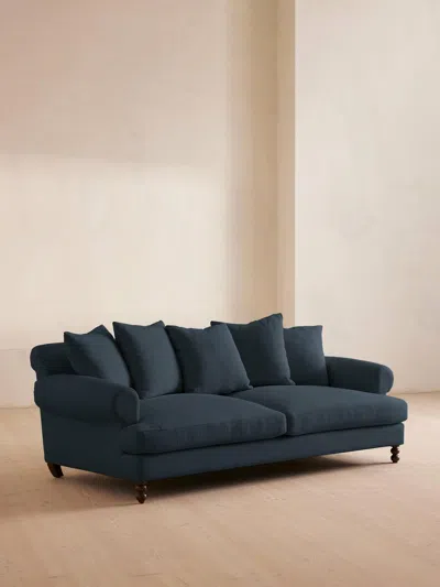 Soho Home Audrey Three Seater Sofa In Blue