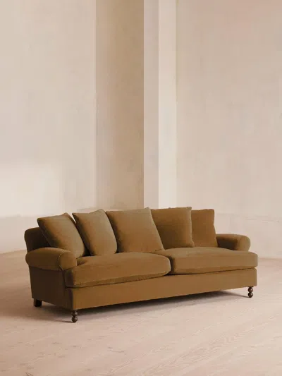 Soho Home Audrey Three Seater Sofa In Brown