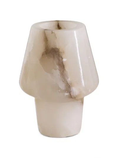 Soho Home Ava Marble Vase In Brown