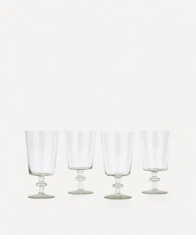 Soho Home Avenell Water Glasses Set Of Four In Clear