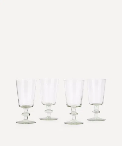 Soho Home Avenell White Wine Glasses Set Of Four In Clear