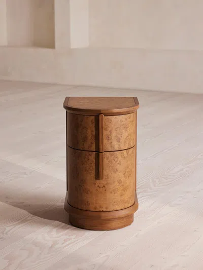 Soho Home Avery Bedside Table In Brown