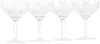 Soho Home Barwell Champagne Coupe Set, 4 Pcs In Cut Crystal