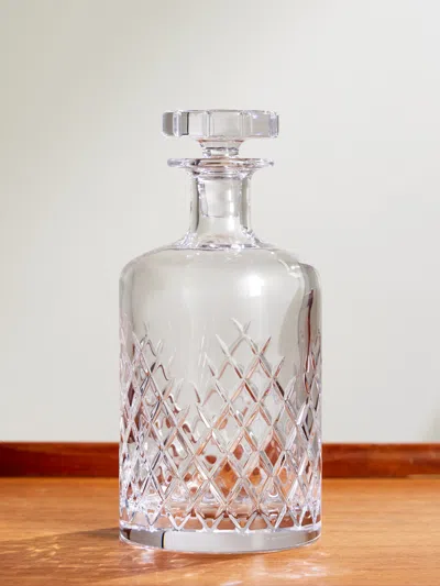Soho Home Barwell Cut Crystal Large Decanter In Neutrals