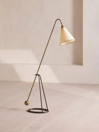 Soho Home Beatrice Floor Lamp In White