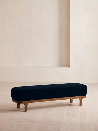 Soho Home Belsa Bench In Blue