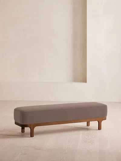Soho Home Belsa Bench In Gray