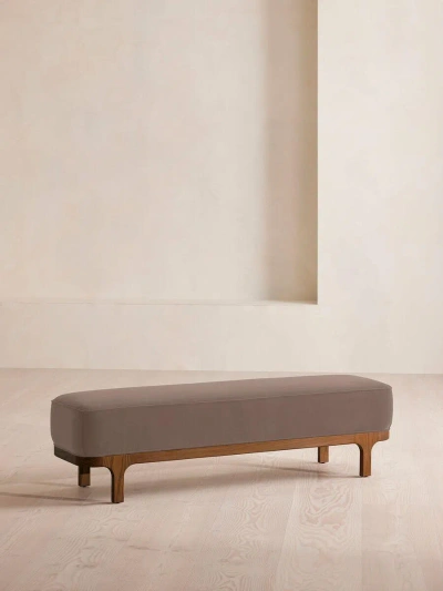 Soho Home Belsa Bench In Gray