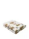 Soho Home Benton Geometric-pattern Throw In Brown